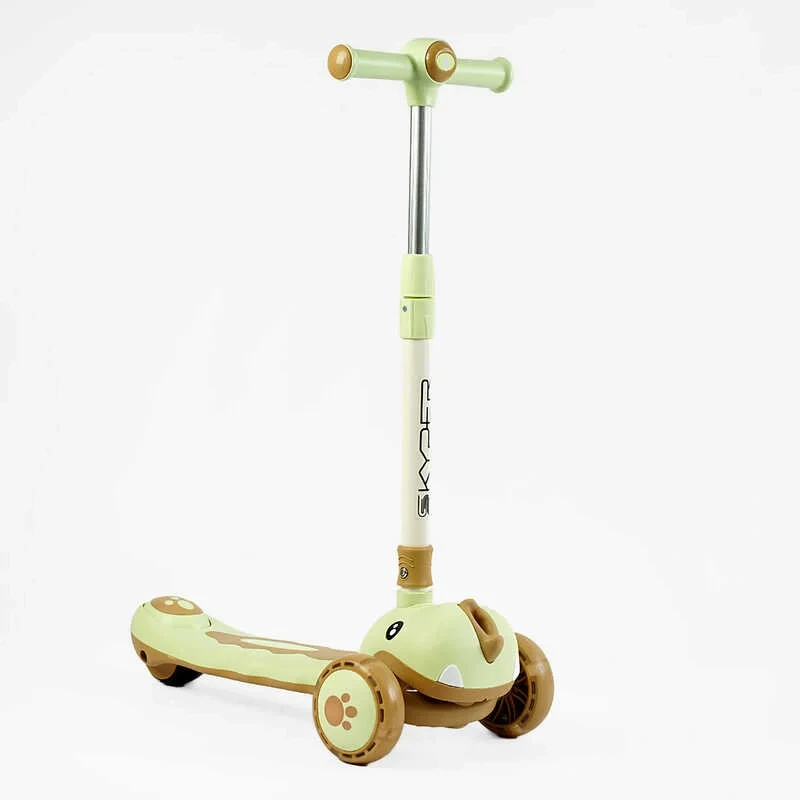 Самокат триколісний Skyper 03696 колеса PU з підсвічуванням, українська музика, фото 1