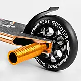 Самокат трюковий Best Scooter 55084 HIC-система, анодована фарбування, фото 6