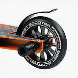 Самокат трюкових Best Scooter 18378 (1) HIC-система, Пегі, алюмінієвий диск і дека, колеса PU d-110мм, ширина керма - 52 см,, фото 6
