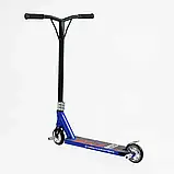 Самокат трюкових Best Scooter 50352 (1) HIC-система, ПЕГИ, алюмінієвий диск і дека, колеса PU d-110 мм, ширина керма - 52 см,, фото 4