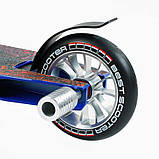 Самокат трюкових Best Scooter 50352 (1) HIC-система, ПЕГИ, алюмінієвий диск і дека, колеса PU d-110 мм, ширина керма - 52 см,, фото 6