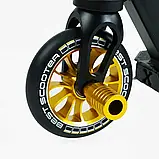 Самокат трюкових Best Scooter 51738 (1) HIC-система, Пегі, алюмінієвий диск і дека, колеса PU d-110 мм, ширина керма - 52 см,, фото 5