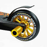 Самокат трюкових Best Scooter 51738 (1) HIC-система, Пегі, алюмінієвий диск і дека, колеса PU d-110 мм, ширина керма - 52 см,, фото 6