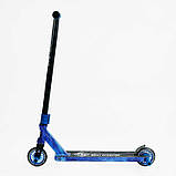 Самокат трюковий Best Scooter BS-99588 (4) HIC-система, ПЕГИ, алюмінієвий диск та дека з ПРИНТОМ, колеса PU, d = 110мм, ширина, фото 3