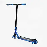 Самокат трюковий Best Scooter BS-99588 (4) HIC-система, ПЕГИ, алюмінієвий диск та дека з ПРИНТОМ, колеса PU, d = 110мм, ширина, фото 4
