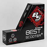 Самокат трюковий Best Scooter BS-99808 (4) HIC-система, ПЕГИ, алюмінієвий диск та дека з ПРИНТОМ, колеса PU, d = 110мм, ширина, фото 2