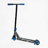 Самокат трюковий Best Scooter BS-99808 (4) HIC-система, ПЕГИ, алюмінієвий диск та дека з ПРИНТОМ, колеса PU, d = 110мм, ширина, фото 4