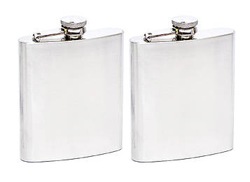 Фляга для алкоголю з нержавіючої сталі 150 мл Набір 2 шт