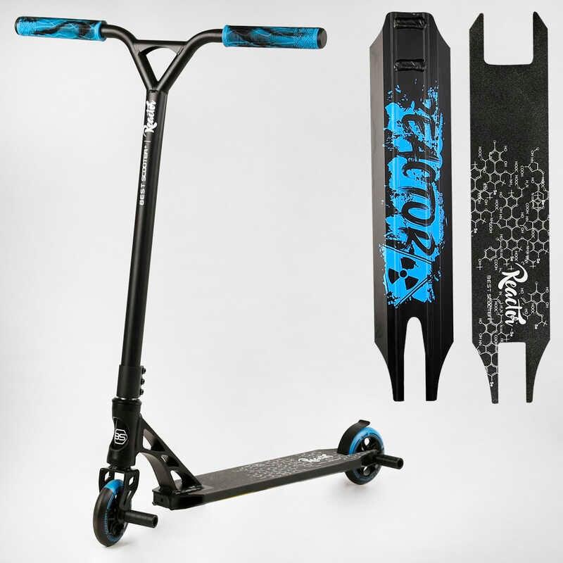 Самокат трюковий RC-11108 Best Scooter (4) «Reactor» HIC-система, ПЕГИ, алюмінієвий диск та дека, колеса PU, d=110 мм, ширина, фото 1