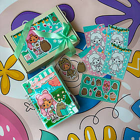 Подарунковий бокс Альбом будинок Тока Бока та Пушина