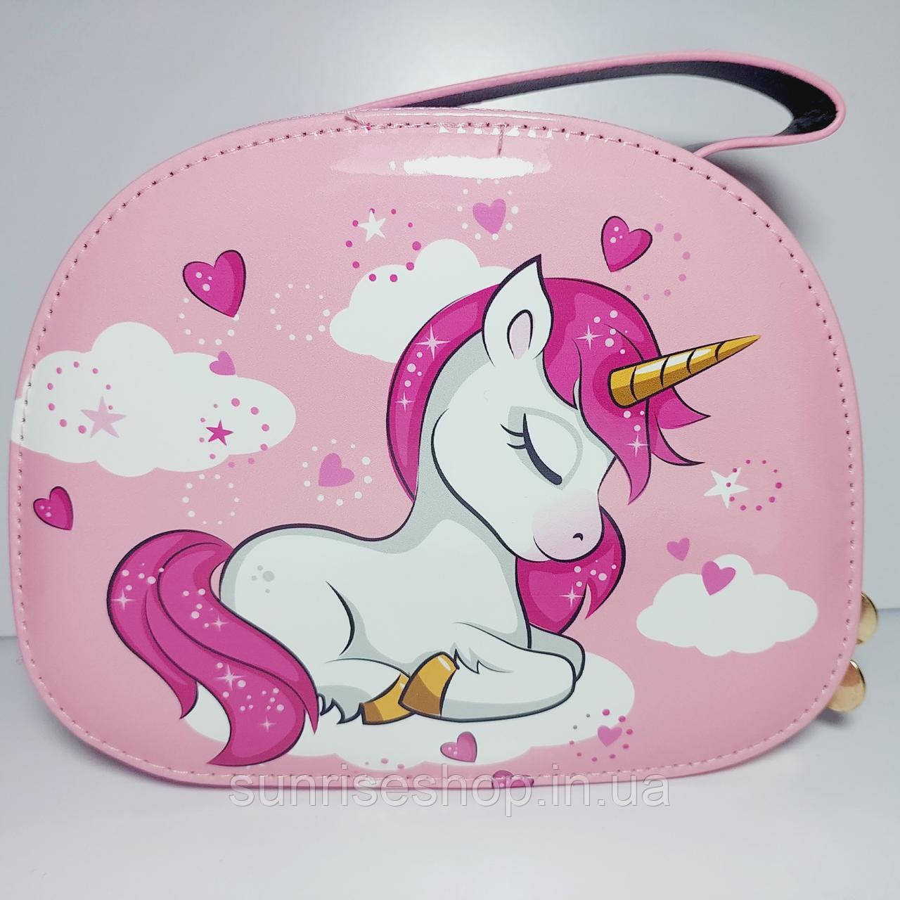 Дитяча лакова сумочка для дівчинки довга регульована ручка