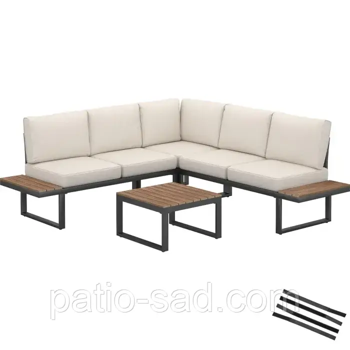 Садовий лаунж-набір із 4 предметів Eliar, фото 1