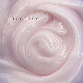 Гель-желе для нарощення нігтів Touch Jelly Gelly №1 ваніль, 15 мл