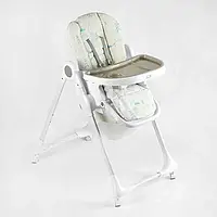 Стільчик для годування Joy K-11058 (1) мягкий чохол ПВХ, 4 колеса, з’ємний столик, кошик, в коробці