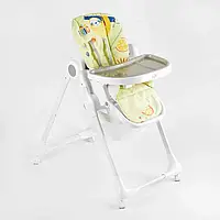 Стільчик для годування Joy K-94011 (1) мягкий чохол ПВХ, 4 колеса, з’ємний столик, кошик, в коробці
