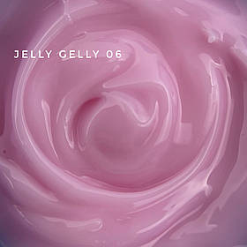 Гель-желе для нарощення нігтів Touch Jelly Gelly №6 блідо-рожевий, 15 мл