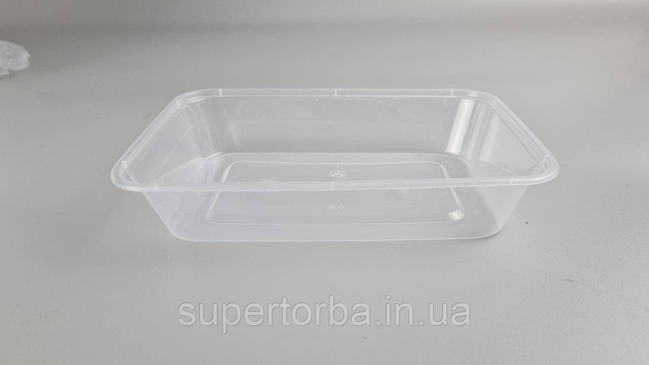 Контейнер 500 мл К прямокутний (50 шт.), фото 1