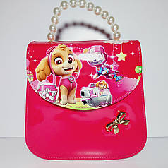 Дитяча лакова велика сумочка-рюкзак