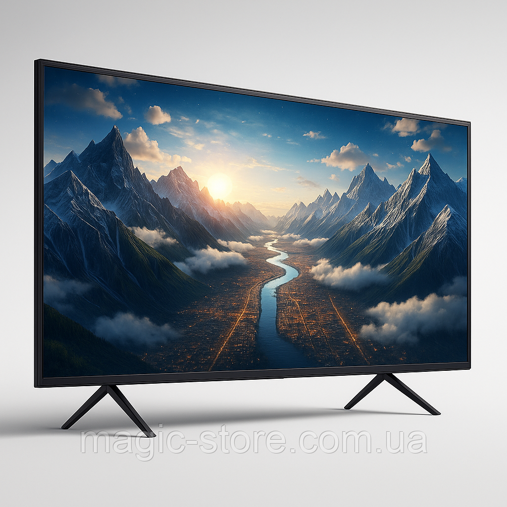 Телевізор  Smart TV 4K 2025 рік Ultra HD, LED, IPTV, T2 42 дюйми WIFI Збірка Корея Самсунг Андроїд 15