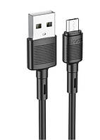 Кабель для телефона MicroUSB HOCO X83 100см 2,4A для заряджання та синхронізації даних