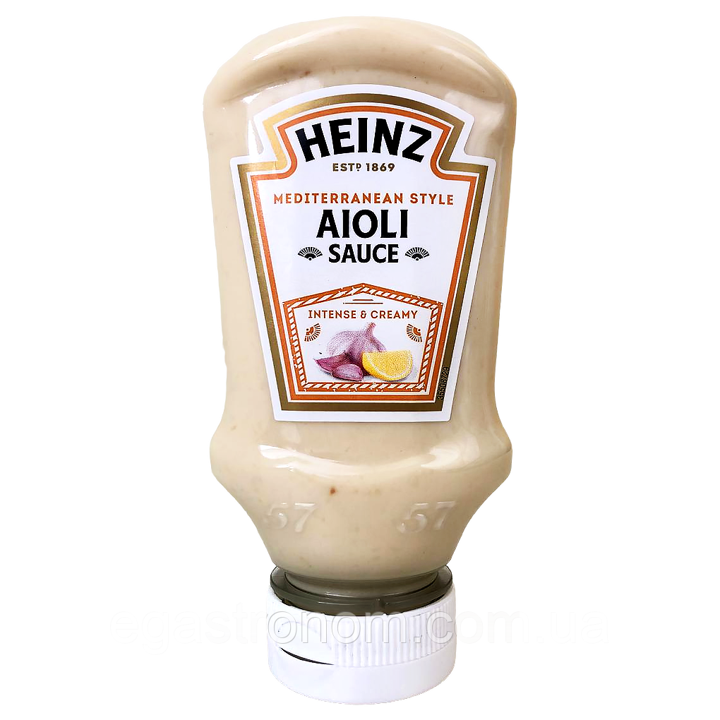 Соус часниковий з лимоном Хайнц Heinz 215ml 8шт/ящ (Код: 00-00017693)