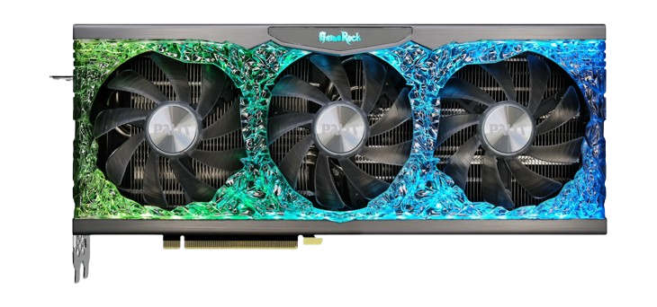 Відеокарта GeForce RTX 3070 Ti 8GB Palit GameRock OC (NED307TT19P2-1047G) Б/В