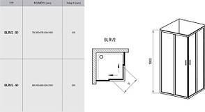 Квадратні душові кабіни