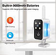 Сонячна IP-камера безпеки з SIM-картою LS VISION BC3-4G 4MP solar. UBox, фото 4