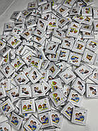 Подарунковий шоколад love is Міні шоколад 6 г Романтичний дизайн 30 шт, фото 10