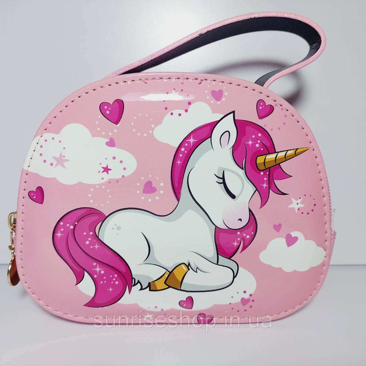 Дитяча лакова сумочка для дівчинки довга регульована ручка