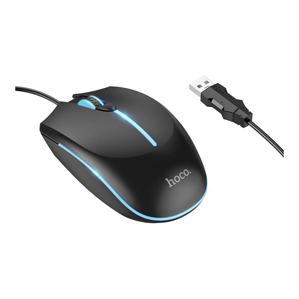 USB Миша Iгрова Hoco GM37 Wonderful gaming luminous (Чорний)