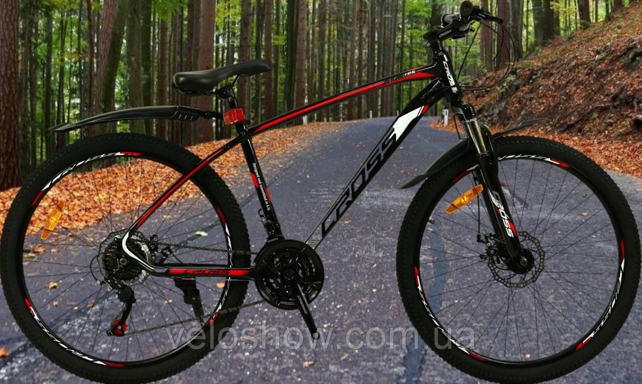 Гірський велосипед 27,5 Tracker Crossbike алюмінієвий, фото 1