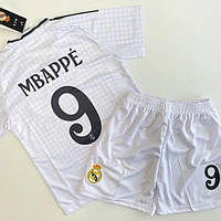 Дитяча підліткова футбольна форма Mbappe FC Real Madrid   kids