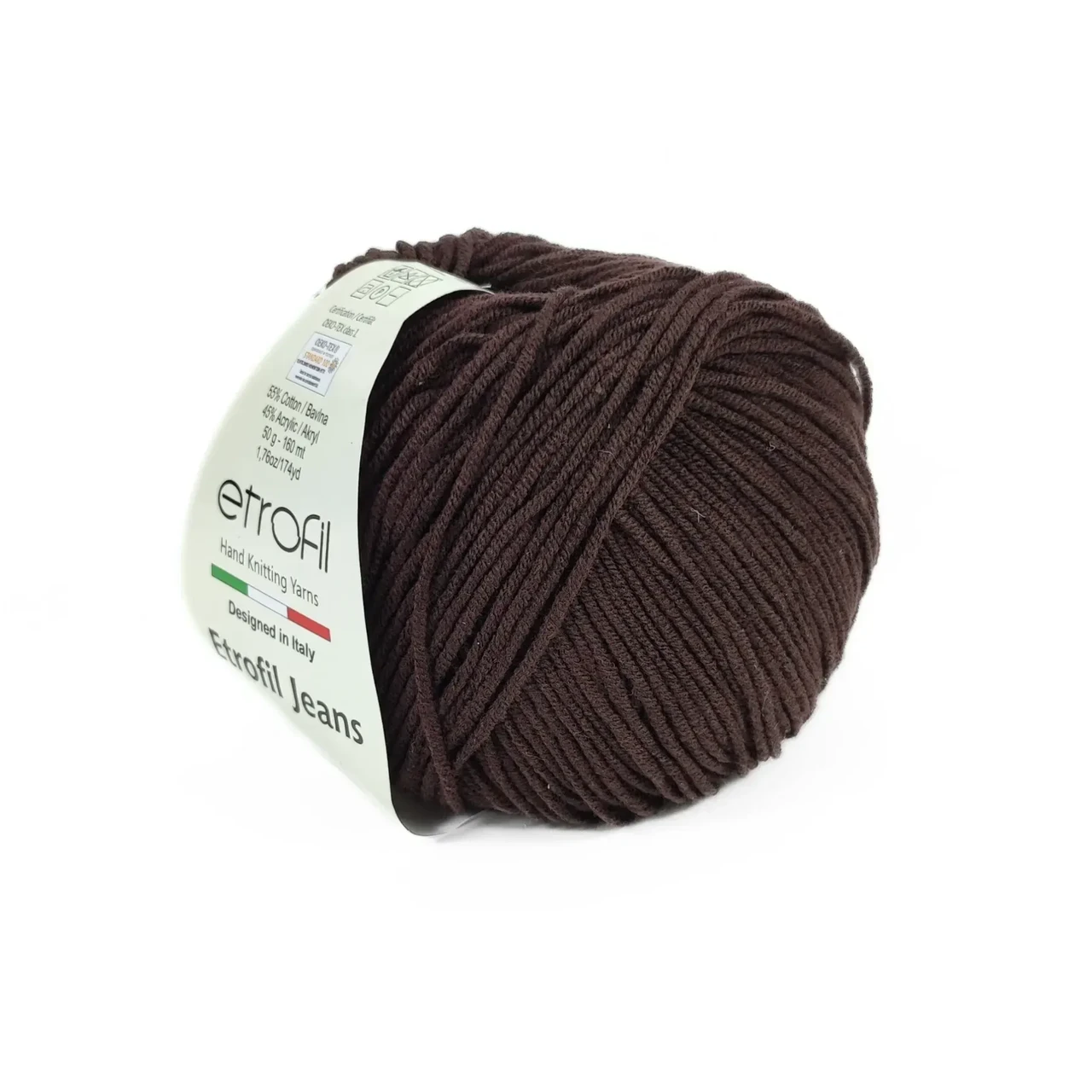 Пряжа Etrofil Jeans/Етрофіл Джинс, каштановий 062, Etrofil, фото 1