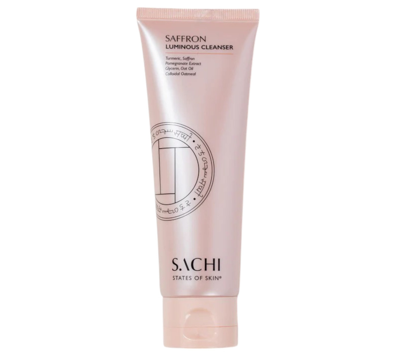 Засіб для очищення обличчя з шафраном SACHI SKIN Saffron Luminous Cleanser 120 мл