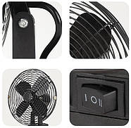 Бездротовий вентилятор 8" на 2 швидкості з 2 акумуляторами 21V та автоповоротом VAP-8, фото 8