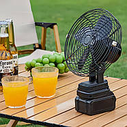 Бездротовий вентилятор 8" на 2 швидкості з 2 акумуляторами 21V та автоповоротом VAP-8, фото 10