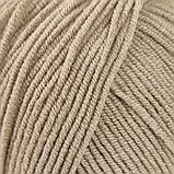 Пряжа Etrofil Jeans/Етрофіл Джинс, бежевий 076, Etrofil, фото 3