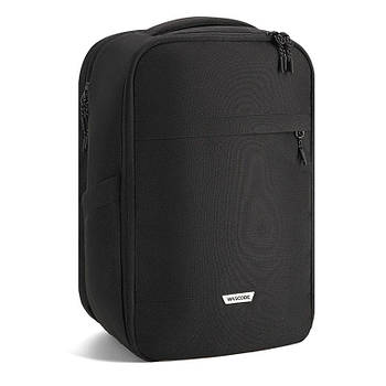 Рюкзак для ручної поклажі в літак Wascobags Leon Black (чорний) 40x20x25 - Wizz Air / Ryanair