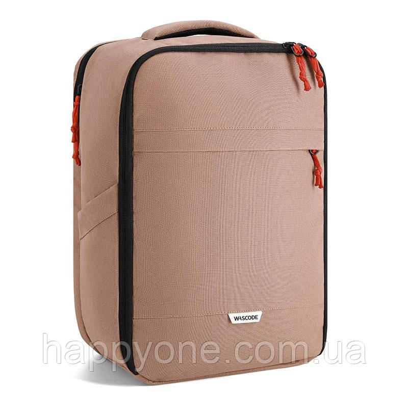 Рюкзак для ручної поклажі Wascobags Leon Latte (Red Puller) 40x20x25 - Wizz Air / Ryanair