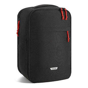 Рюкзак для ручної поклажі Wascobags Leon Black (Red Puller) 40x20x25 - Wizz Air / Ryanair