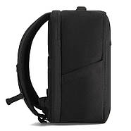Рюкзак для ручної поклажі Wascobags Leon Black (Red Puller) 40x20x25 - Wizz Air / Ryanair, фото 3