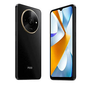 Смартфон Xiaomi Poco C61 4/128GB Black Dual Sim + MicroSD Android 14 5000 mAh 4G(LTE) Wi-fi 5 Type-C
