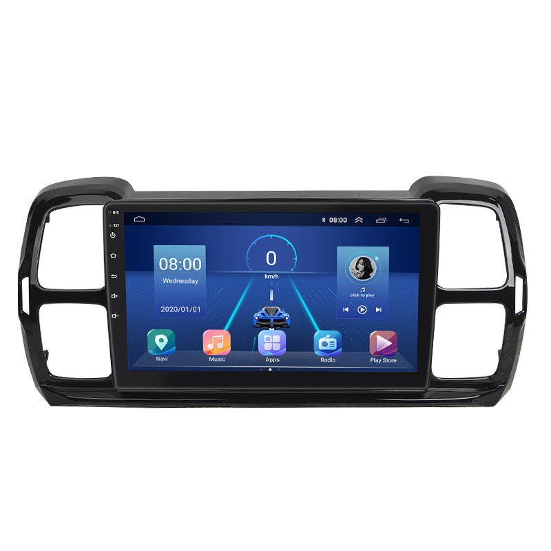 Штатна магнітола Lesko для Citroen C5 Aircross I 2018-н.в. екран 9" 4/32Gb 4G Wi-Fi GPS Top