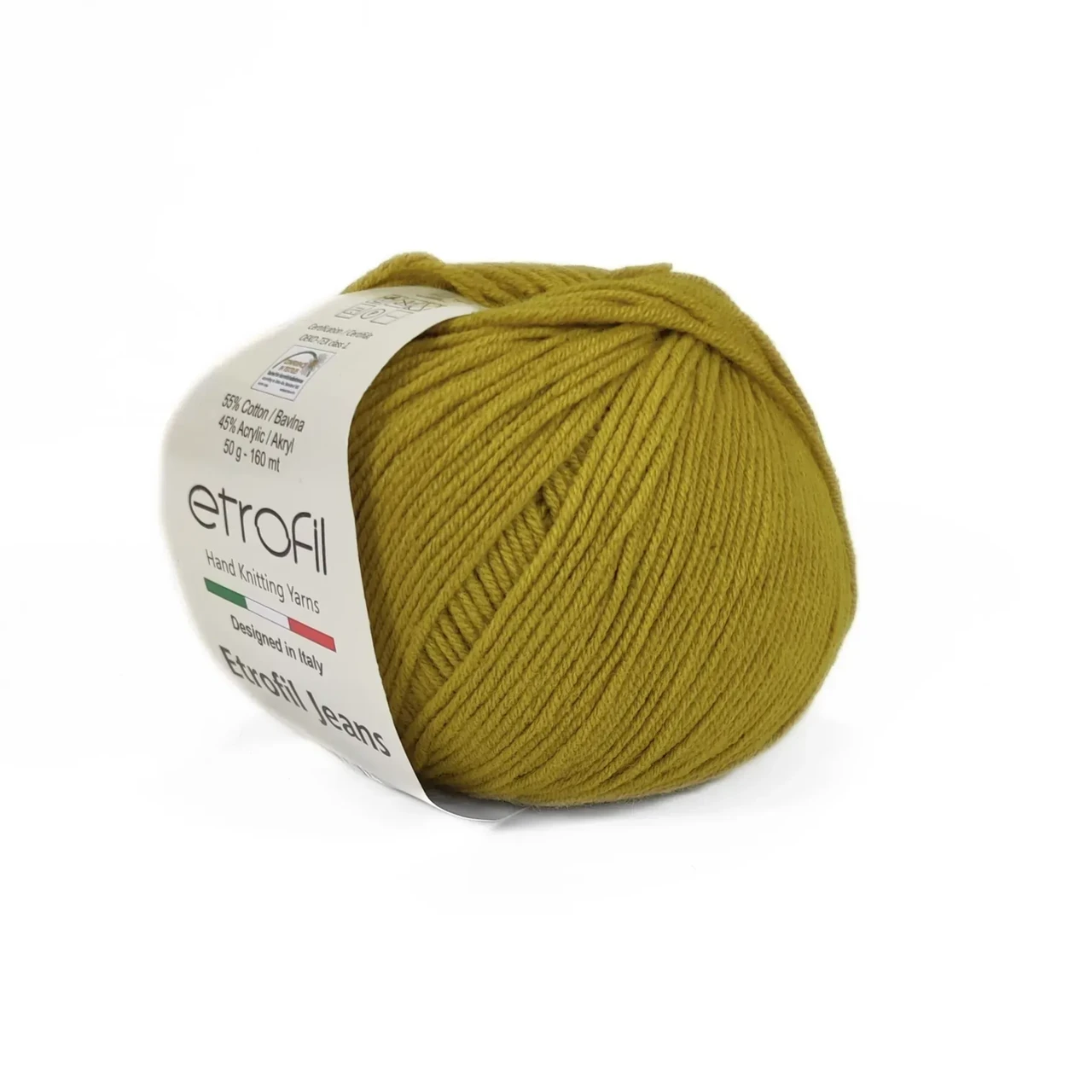 Пряжа Etrofil Jeans/Етрофіл Джинс, гірчичний 046, Etrofil, фото 1