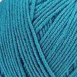 Пряжа Etrofil Jeans/Етрофіл Джинс, бірюзовий 022, Etrofil, фото 3