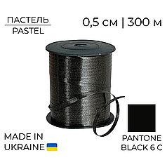 Стрічка поліпропіленова Tapex Пастель Чорна | Pastel Black 0,5/300