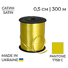 Стрічка поліпропіленова Tapex Сатин Золото | Satin Gold 0,5/300