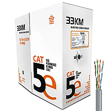 Інтернет-кабель внутрішній мідний Вита пара UTP cat.5e 4х2х0.51 ЗЗКМ