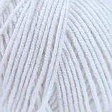 Пряжа Etrofil Jeans/Етрофіл Джинс, білий 002, Etrofil, фото 2
